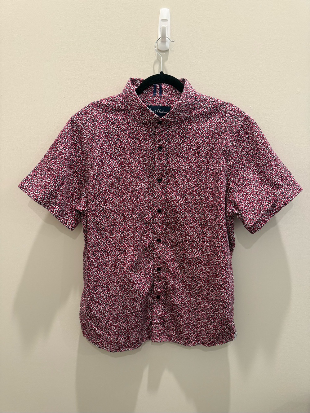 Robert Graham XL Short-Sleeve Floral Button-Up Shirt
